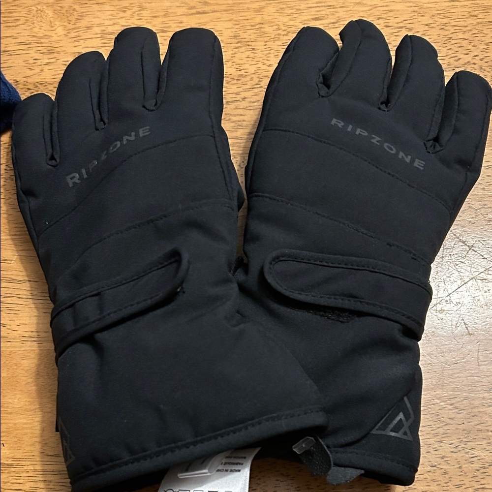 Ripzone Black Kids Mittens